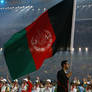 Afghanistan flag in Olympic