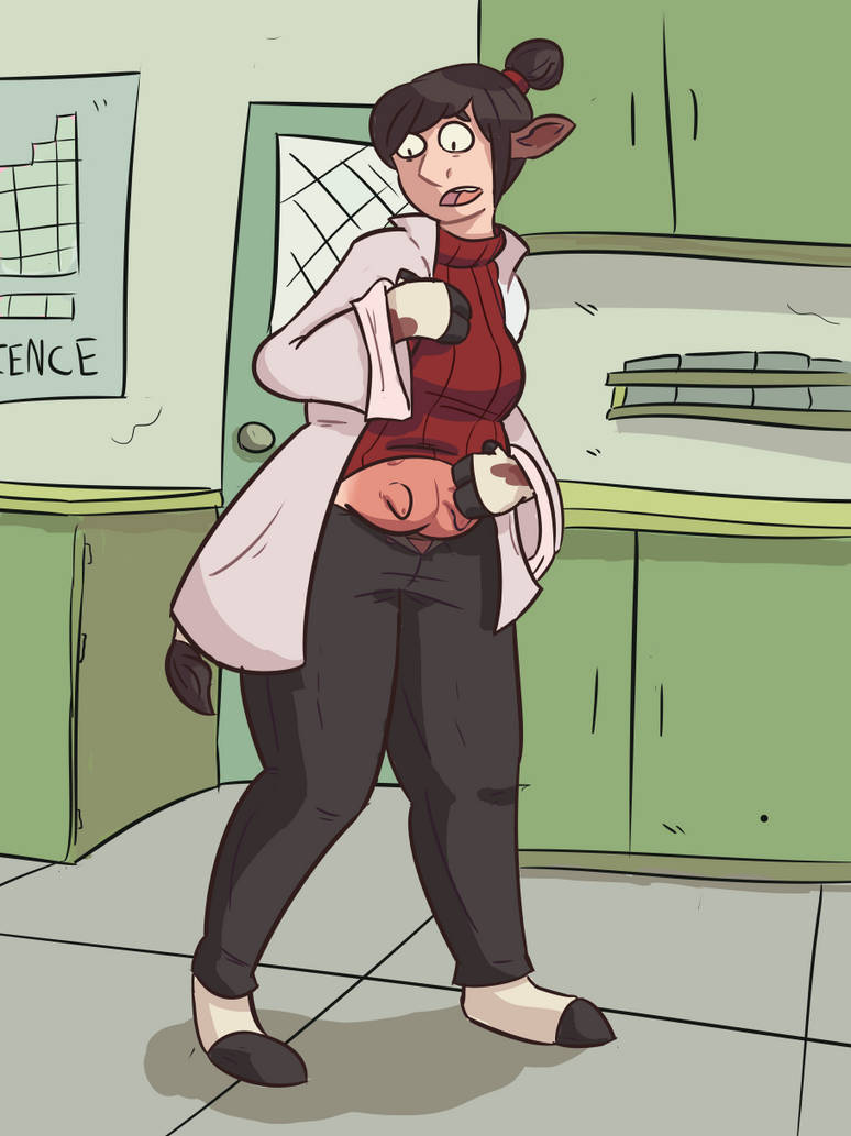 Bad Day at the Lab Cow TF by DonDeDun on DeviantArt