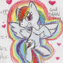 Pencil Rainbow Dash