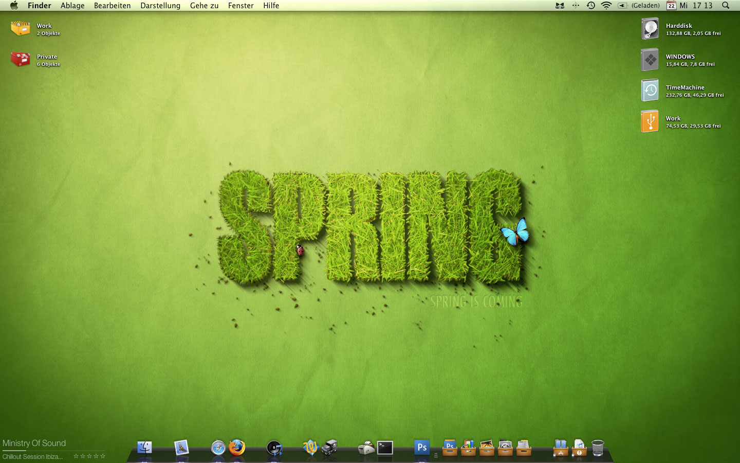 April Desk - Spring is coming