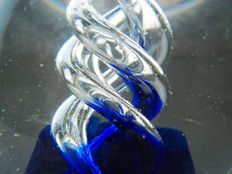 Spiral of glass