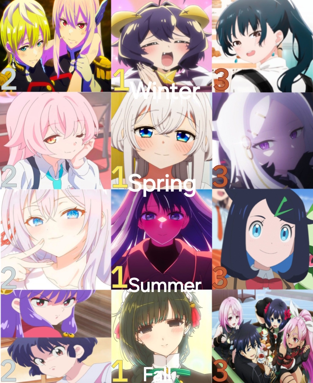 All Waifu's of Season 2024(Last Deviant) by KaijuGodzillaTH2022 on ...