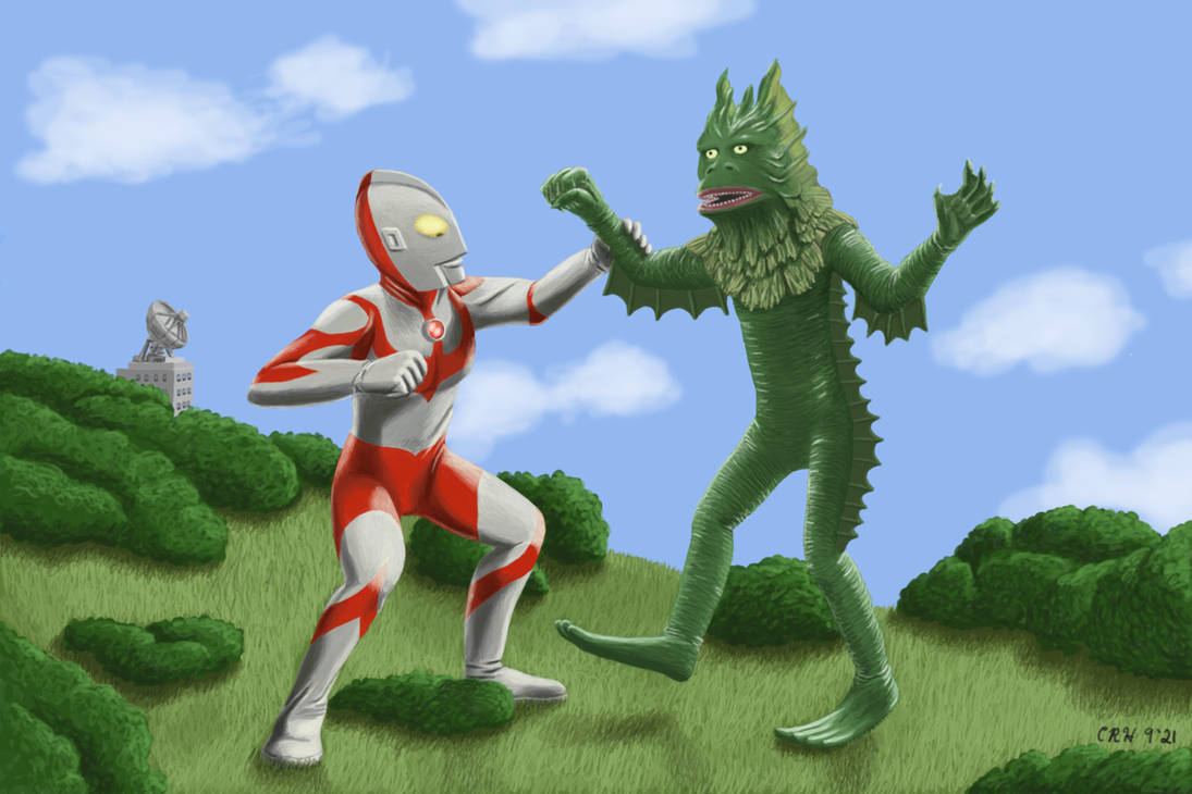 Ultraman versus Ragon by MST3Claye on DeviantArt