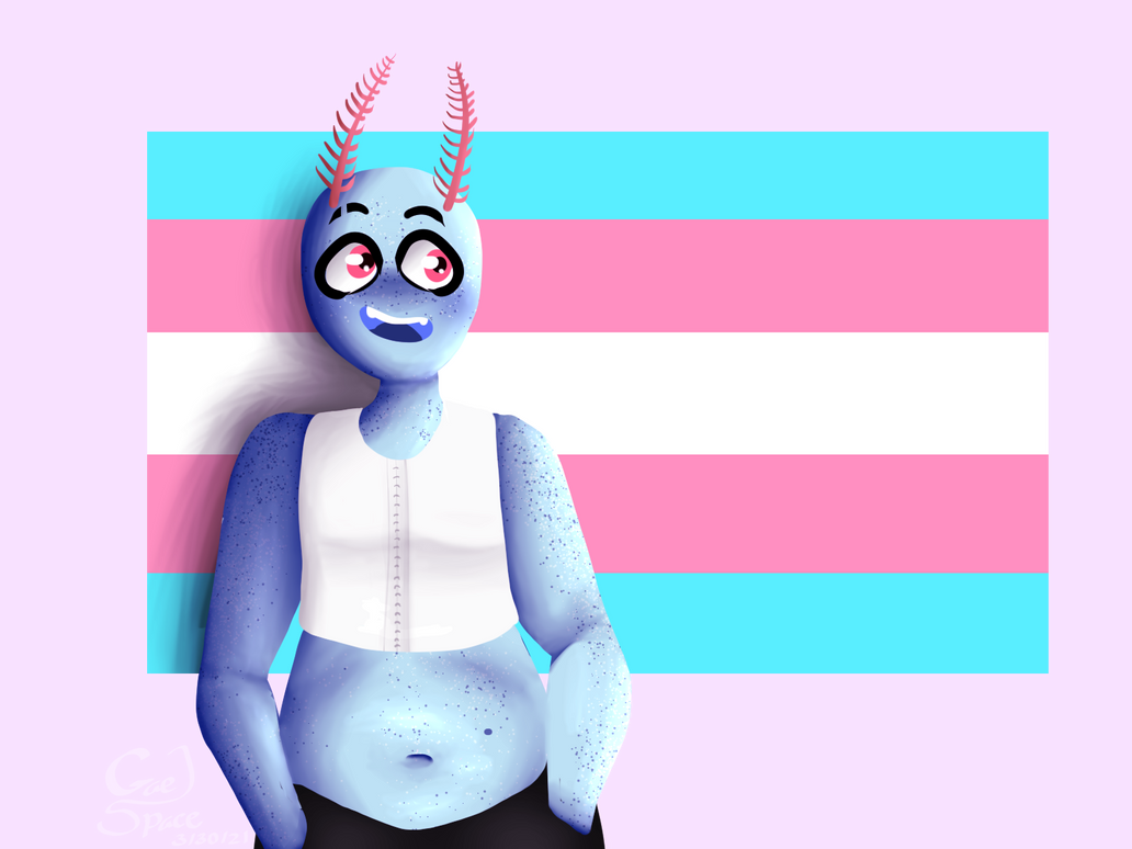 Happy trans day of visibility! by CosmicMoth08 on DeviantArt