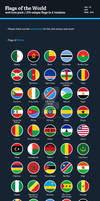 Flags of the World - Flat Icons Bundle