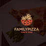 Family Pizza Logo Template