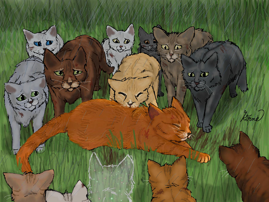 Firestar Sad Firestar's Death by o0MossStar0o on DeviantArt