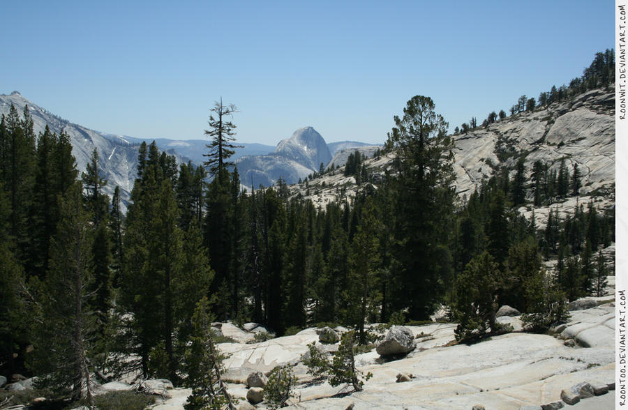 Yosemite 11 view Half Dome by RoonToo