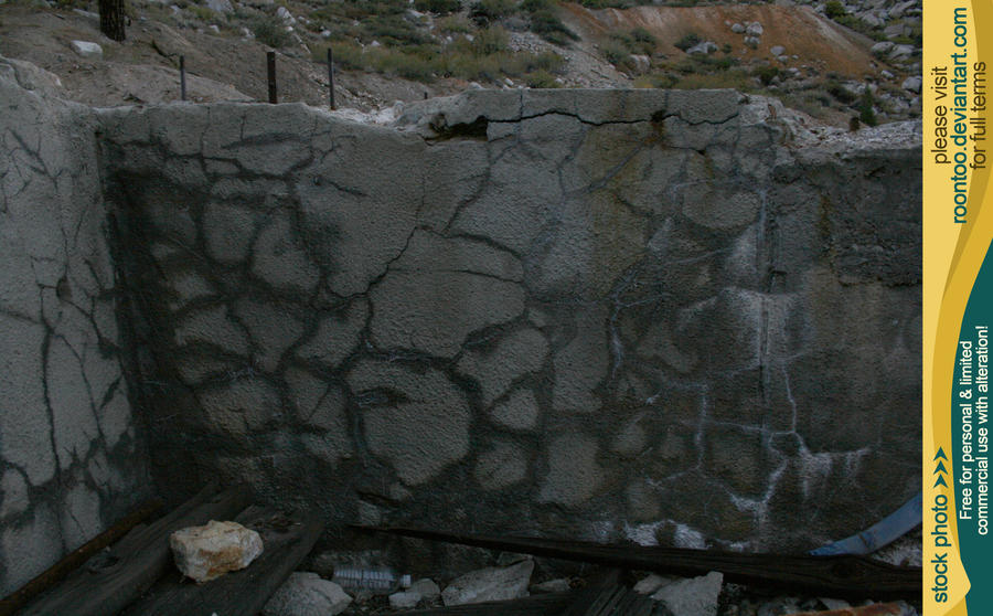 Cracked concrete 6 by RoonToo