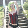 corset and steps