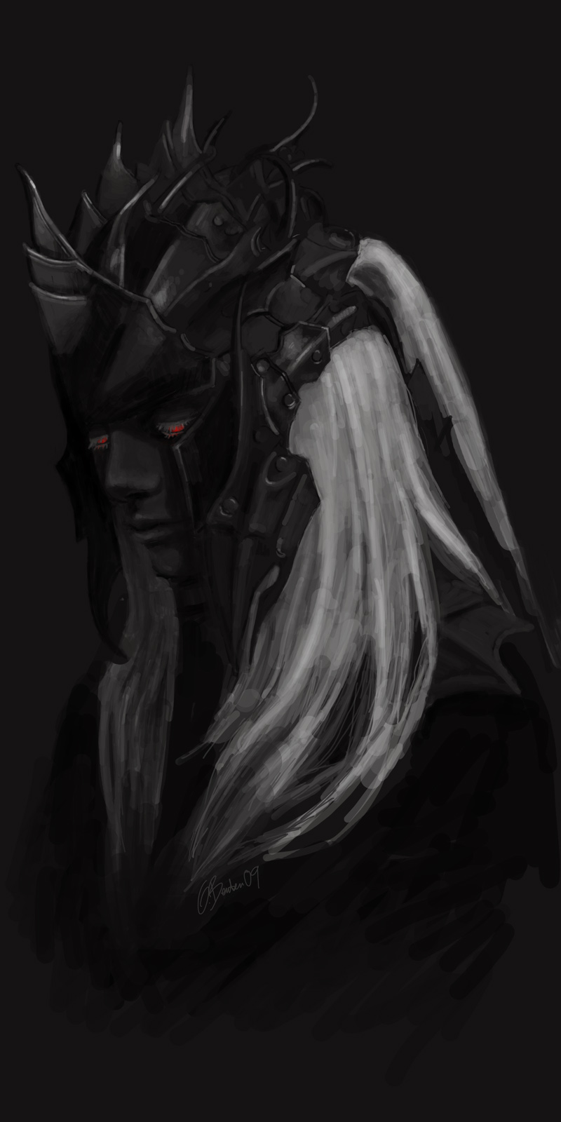 Drow helmet