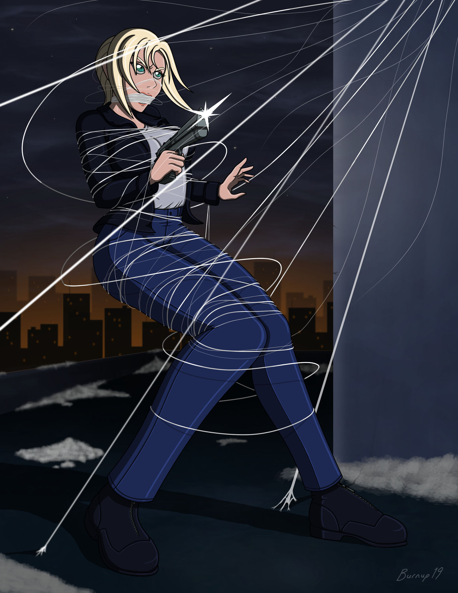 C: Aya Getting Wrapped Up by burnup19 on DeviantArt