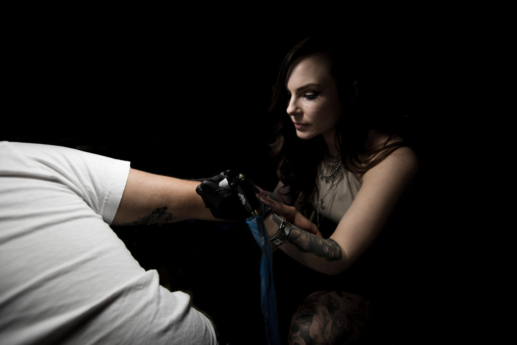 NY based tattoo artist Cally Jo by gruntytumadre on DeviantArt