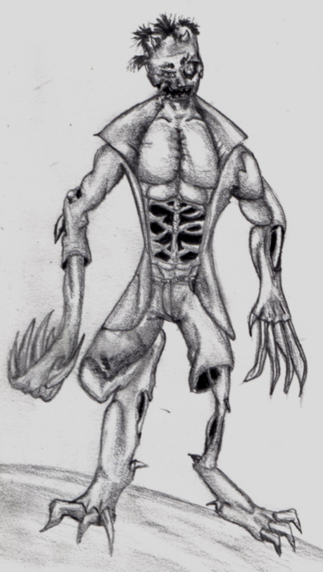 mutated scientist by krazeesnowman on DeviantArt