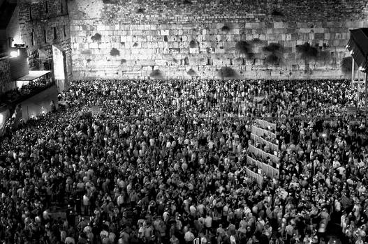 Yom Kippur at Jerusalem Western Wall