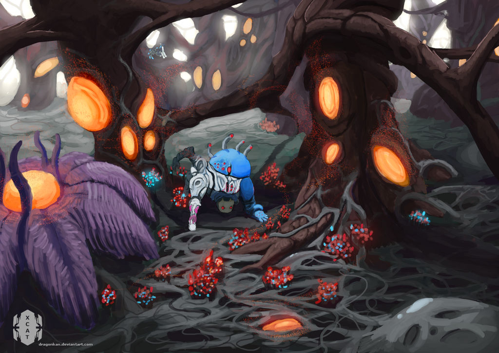Infested rain forest by dragonkan