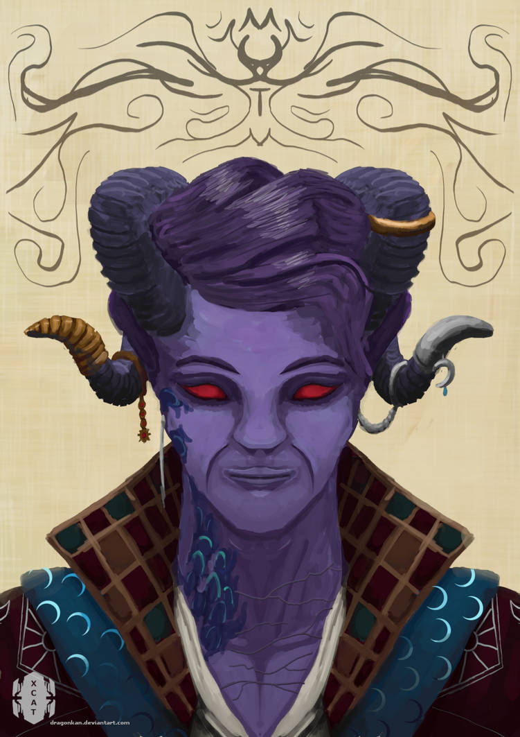 Mollymauk Tealeaf - critical role fan art by dragonkan