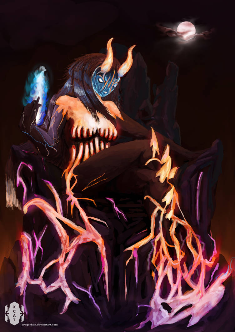 Fire elemental _ 2018 redraw by dragonkan