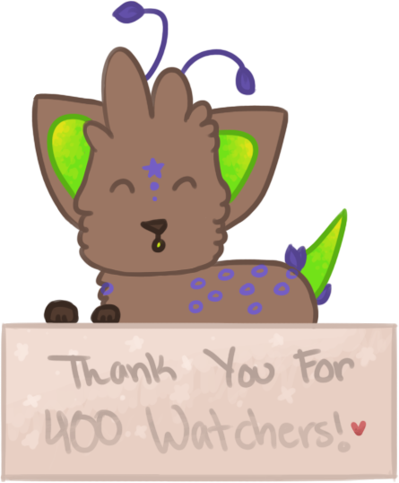 Thanks for 400 Watchers!