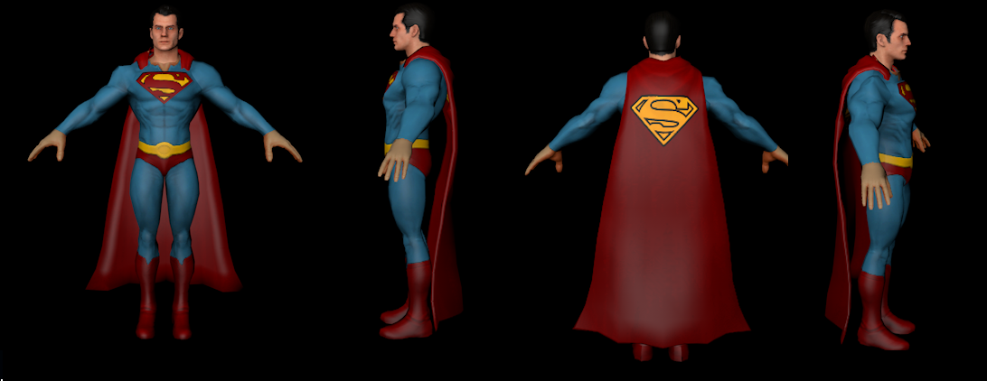 Superman Prime IC- Henry Cavill MODEL 3D by lucas322 on DeviantArt