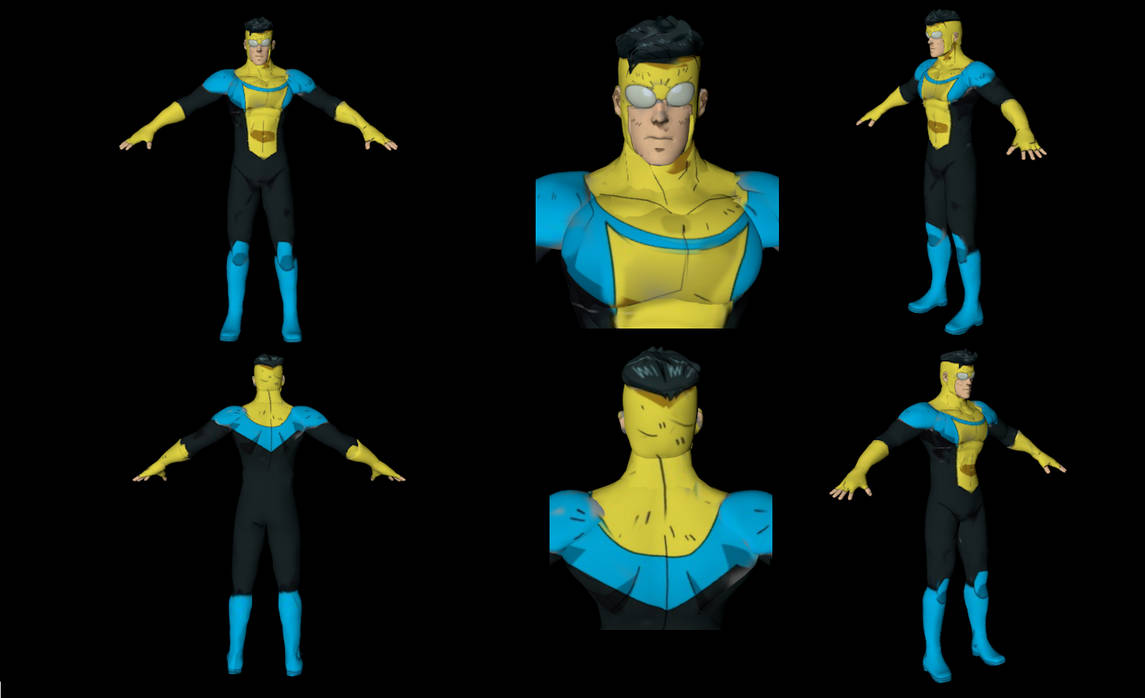 Invincible MODEL 3D by lucas322 on DeviantArt