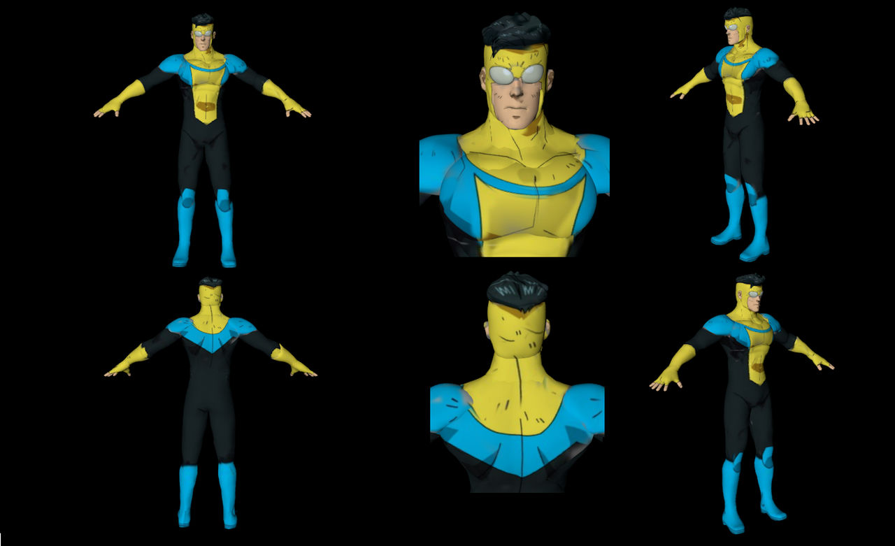 Invincible MODEL 3D by lucas322 on DeviantArt