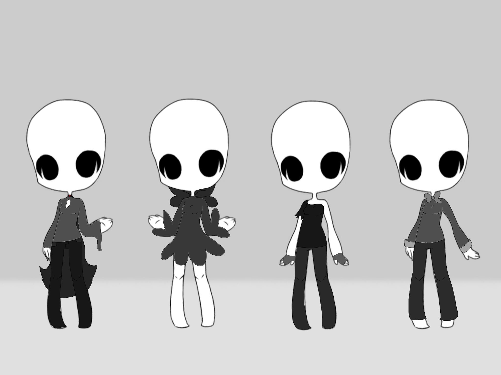 Gothic Outfit Adopts CLOSED by TailorOfArt on DeviantArt