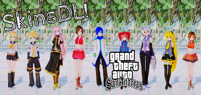PDFT Skins Pack Of Vocaloid for Gta sa Download