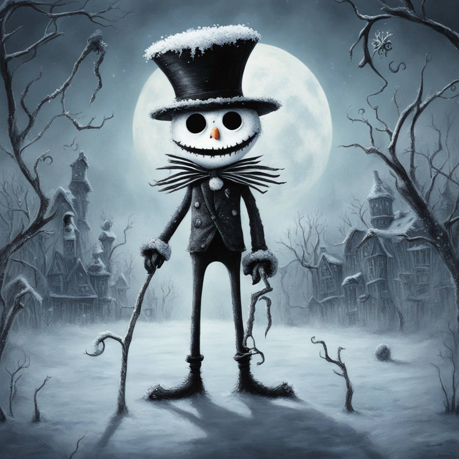 Frosty Tim Burton style