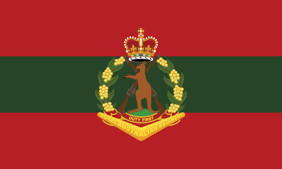 Royal Australian Regiment (RAR) Flag by ChrisMoore05 on DeviantArt