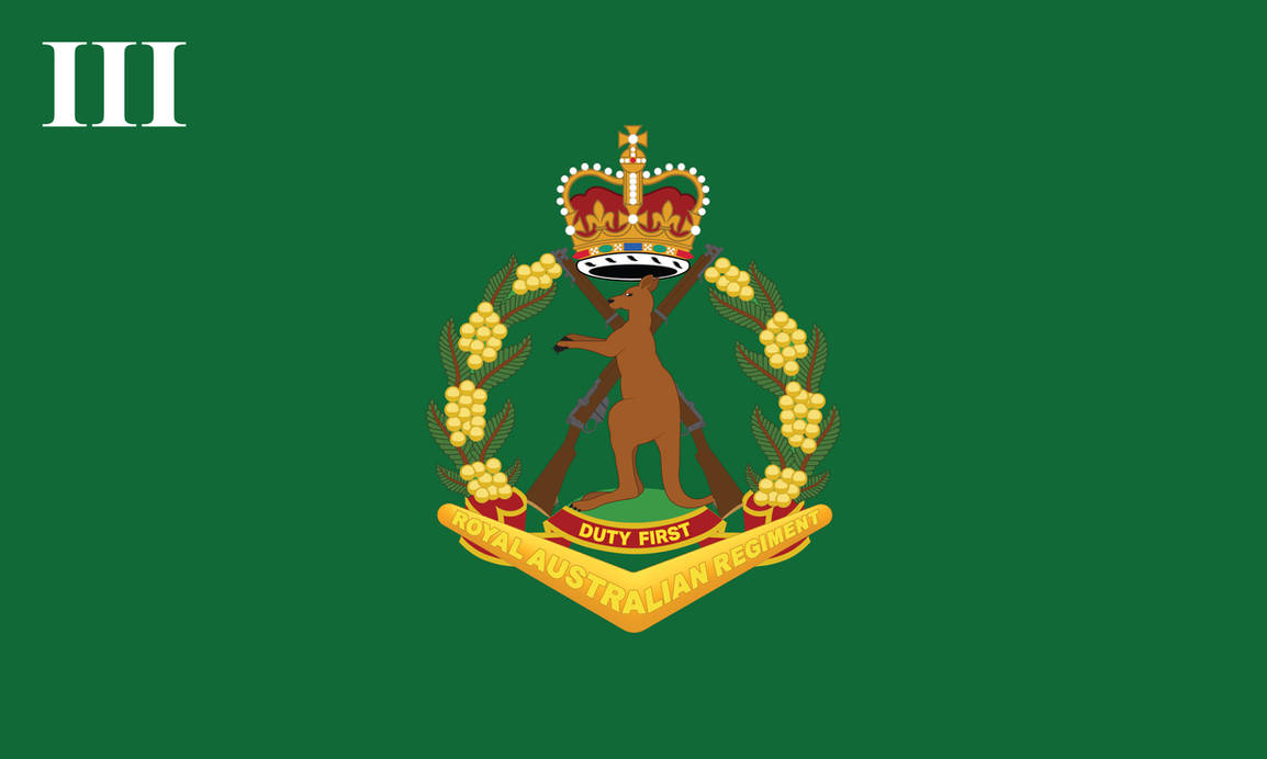 3rd Battalion Royal Australian Regiment Flag by ChrisMoore05 on DeviantArt