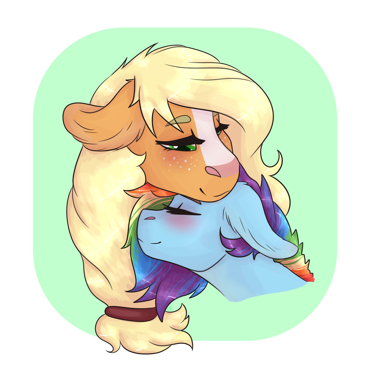 Aj Rd Mlp RD and AJ by PeriwinkleChick on DeviantArt