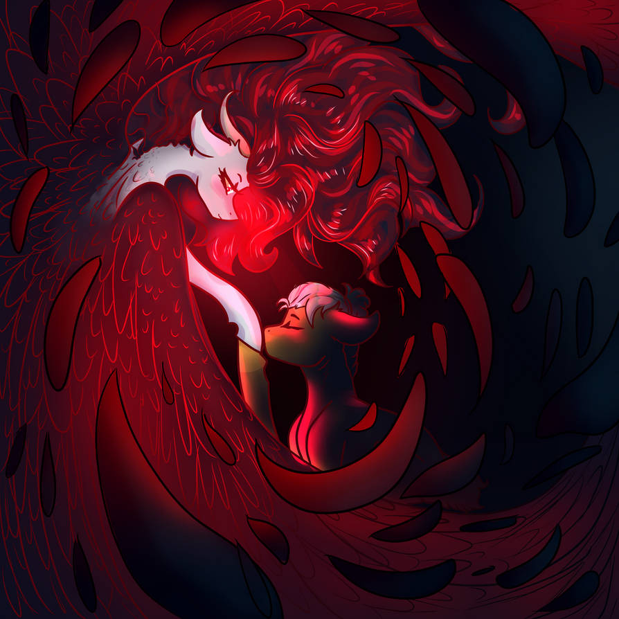 Inktober + Kisstober 2021 (Day 5: Raven, Hand) by PeriwinkleChick on ...