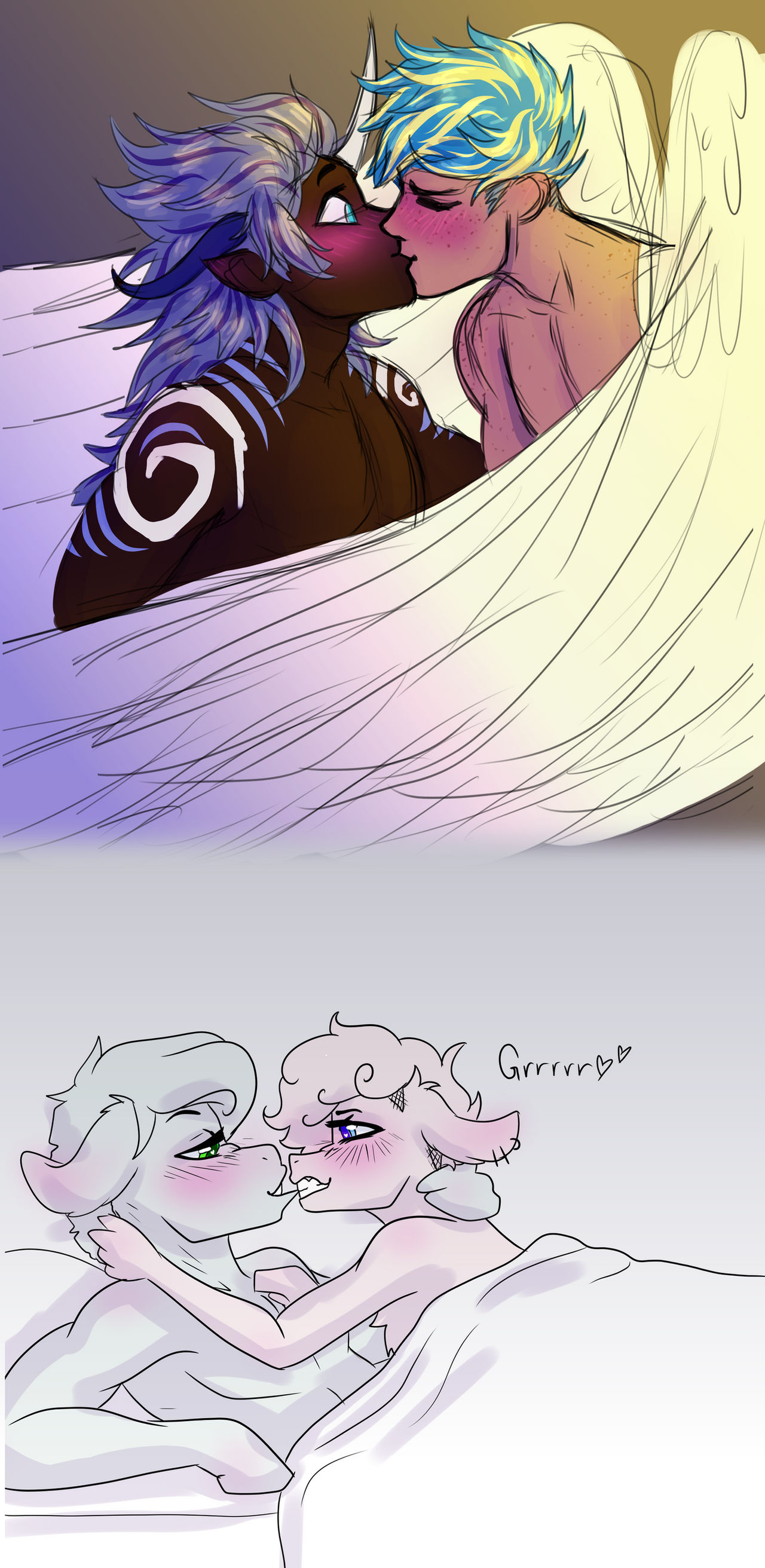 Kisstober 2021 (Day 26 and 27 Making out, Biting)