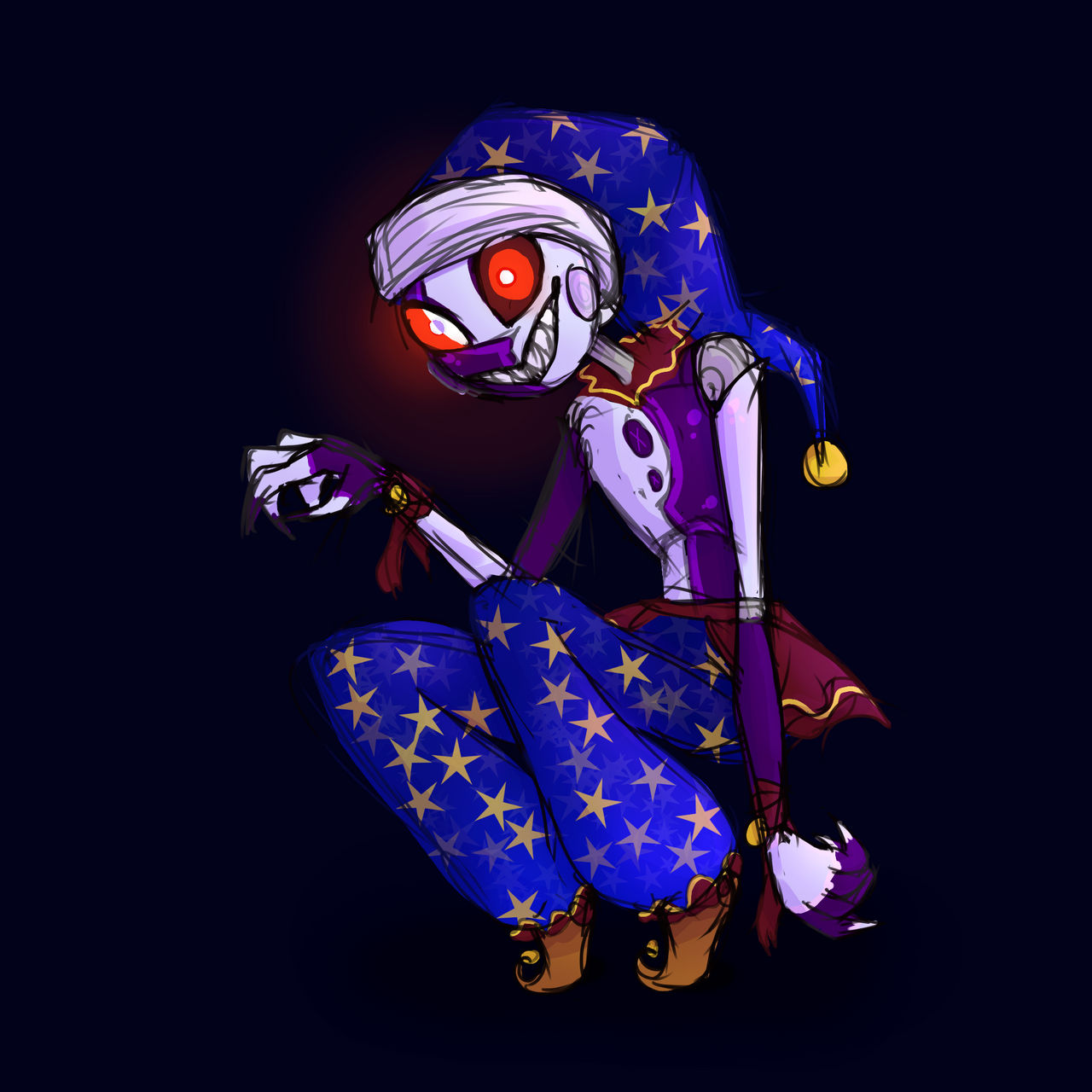 Security Breach Moon sketch by PeriwinkleChick on DeviantArt