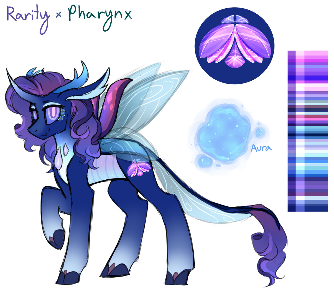 E4- Rarity x Pharynx Grid Adopt by PeriwinkleChick on DeviantArt