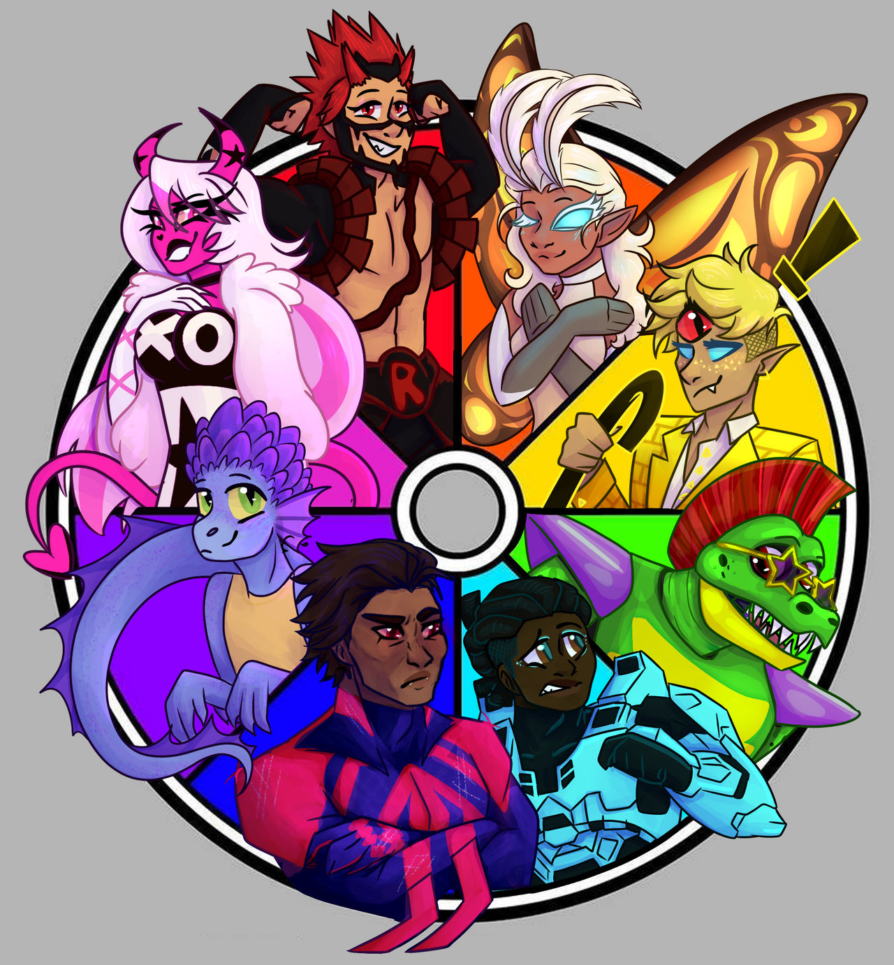 Color Wheel Challenge Finale by PeriwinkleChick on DeviantArt