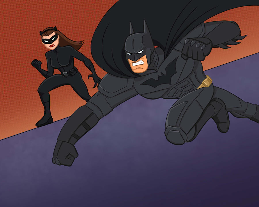 The Dark Knight Rises: animated style.