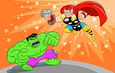 Hulk VS. Thor!