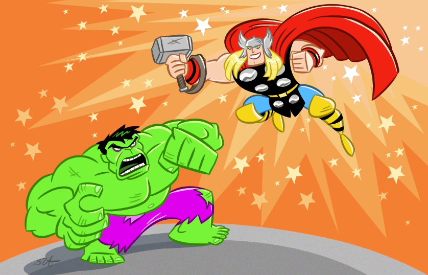 Hulk VS. Thor!