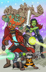 Guardians of the Galaxy pin-up!