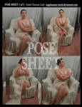POSE SHEET 1 of 3: Seated Nouveau Lady by themuseslibrary