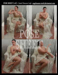 POSE SHEET 2 of 3: Seated Nouveau Lady by themuseslibrary