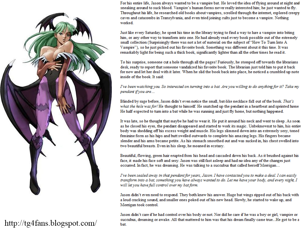 Morrigan - Tg Caption