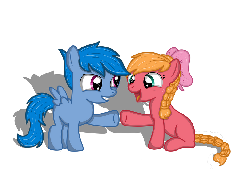 Brohoof (Commission) Friendly brohoof by Law44444 on DeviantArt