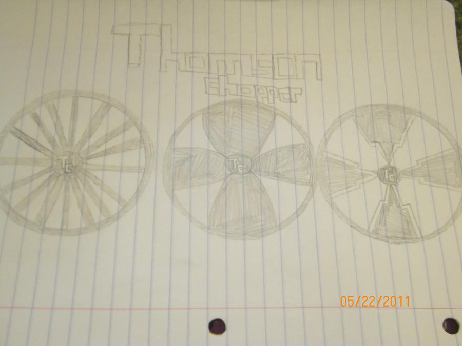 Custom Rim Drawings Custom Rims set three by ThomsonChopper on DeviantArt