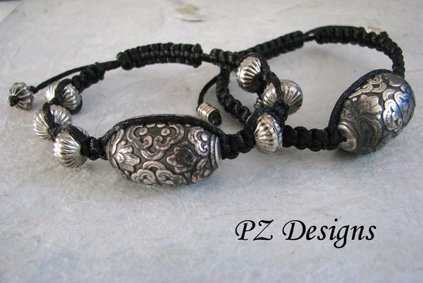 Knotted Bracelets with Tibetan Influence