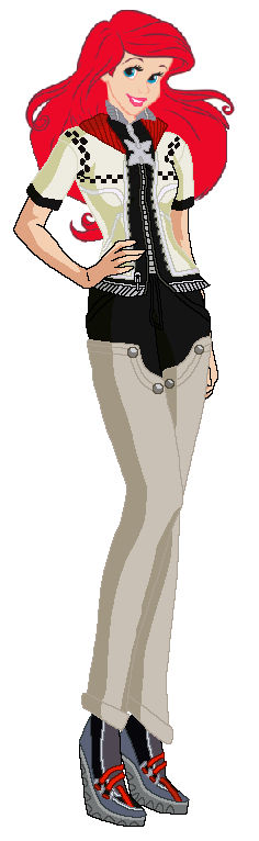 Aril Roxas Ariel as Roxas by kohaku90210 on DeviantArt