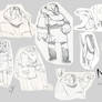 NIMA- Misc. character designs.