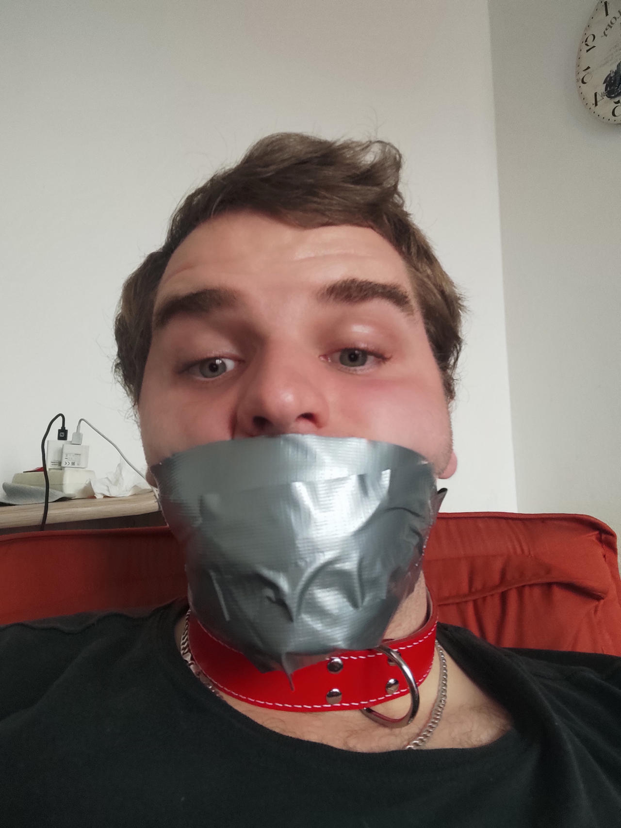 Duct Tape Wrap Gagged